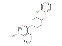 (2-{[4-(2-chlorophenoxy)-1-piperidinyl]carbonyl}phenyl)dimethylamine