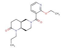 (4aS*,8aR*)-6-[(2-ethoxypyridin-3-yl)carbonyl]-1-propyloctahydro-1,6-naphthyridin-2(1H)-one