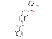 2-chloro-N-{2-[(2-methyl-1H-pyrrol-3-yl)carbonyl]-1,2,3,4-tetrahydroisoquinolin-7-yl}benzamide