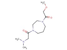 2-[4-(methoxyacetyl)-1,4-diazepan-1-yl]-N,N-dimethyl-2-oxoethanamine