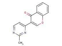 3-(2-methylpyrimidin-4-yl)-4H-chromen-4-one