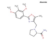 1-{[2-(2,4-dimethoxy-3-methylphenyl)-5-methyl-1,3-oxazol-4-yl]methyl}-L-prolinamide