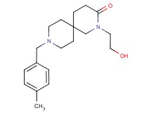 2-(2-hydroxyethyl)-9-(4-methylbenzyl)-2,9-diazaspiro[5.5]undecan-3-one