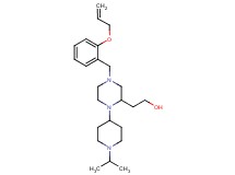 2-[4-[2-(allyloxy)benzyl]-1-(1-isopropyl-4-piperidinyl)-2-piperazinyl]ethanol