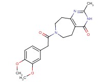7-[(3,4-dimethoxyphenyl)acetyl]-2-methyl-3,5,6,7,8,9-hexahydro-4H-pyrimido[4,5-d]azepin-4-one