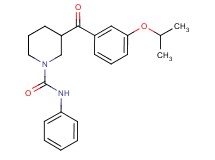 3-(3-isopropoxybenzoyl)-N-phenyl-1-piperidinecarboxamide