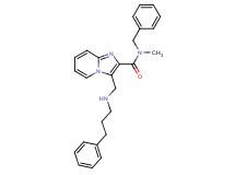 N-benzyl-N-methyl-3-{[(3-phenylpropyl)amino]methyl}imidazo[1,2-a]pyridine-2-carboxamide