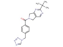 2-tert-butyl-6-[4-(1H-tetrazol-1-ylmethyl)benzoyl]-6,7-dihydro-5H-pyrrolo[3,4-d]pyrimidine