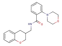 N-(3,4-dihydro-2H-chromen-3-ylmethyl)-2-morpholin-4-ylbenzamide