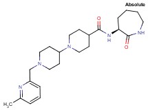 1'-[(6-methyl-2-pyridinyl)methyl]-N-[(3S)-2-oxo-3-azepanyl]-1,4'-bipiperidine-4-carboxamide