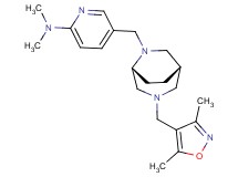 5-({(1S*,5R*)-3-[(3,5-dimethyl-4-isoxazolyl)methyl]-3,6-diazabicyclo[3.2.2]non-6-yl}methyl)-N,N-dimethyl-2-pyridinamine