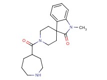 1'-(4-azepanylcarbonyl)-1-methylspiro[indole-3,4'-piperidin]-2(1H)-one hydrochloride
