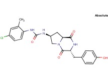 N-(4-chloro-2-methylphenyl)-N'-[(3R,7S,8aS)-3-(4-hydroxybenzyl)-1,4-dioxooctahydropyrrolo[1,2-a]pyrazin-7-yl]urea