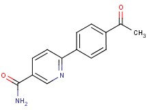 6-(4-acetylphenyl)nicotinamide