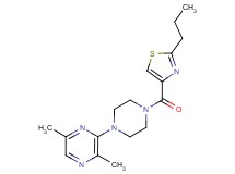 2,5-dimethyl-3-{4-[(2-propyl-1,3-thiazol-4-yl)carbonyl]-1-piperazinyl}pyrazine
