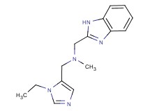 (1H-benzimidazol-2-ylmethyl)[(1-ethyl-1H-imidazol-5-yl)methyl]methylamine