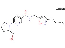 6-[(2S)-2-(hydroxymethyl)-1-pyrrolidinyl]-N-[(3-propyl-5-isoxazolyl)methyl]nicotinamide