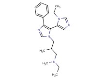 N-ethyl-3-(3'-ethyl-5-phenyl-3H,3'H-4,4'-biimidazol-3-yl)-N,2-dimethylpropan-1-amine