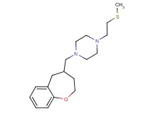 1-[2-(methylthio)ethyl]-4-(2,3,4,5-tetrahydro-1-benzoxepin-4-ylmethyl)piperazine