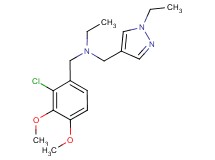 (2-chloro-3,4-dimethoxybenzyl)ethyl[(1-ethyl-1H-pyrazol-4-yl)methyl]amine