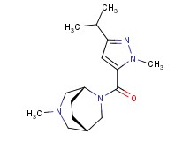(1S*,5R*)-6-[(3-isopropyl-1-methyl-1H-pyrazol-5-yl)carbonyl]-3-methyl-3,6-diazabicyclo[3.2.2]nonane