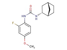 N-[(1S*,2R*,4R*)-bicyclo[2.2.1]hept-2-yl]-N'-(2-fluoro-4-methoxyphenyl)urea