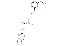 N-[3-(3-ethylphenoxy)propyl]-N-methyl-2-([1,2,4]triazolo[4,3-b]pyridazin-6-yloxy)acetamide