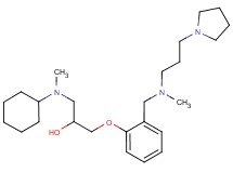 1-[cyclohexyl(methyl)amino]-3-[2-({methyl[3-(1-pyrrolidinyl)propyl]amino}methyl)phenoxy]-2-propanol