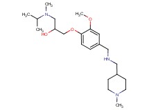 1-[isopropyl(methyl)amino]-3-[2-methoxy-4-({[(1-methyl-4-piperidinyl)methyl]amino}methyl)phenoxy]-2-propanol