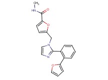 5-({2-[2-(2-furyl)phenyl]-1H-imidazol-1-yl}methyl)-N-methyl-2-furamide
