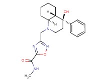 3-{[(4S*,4aS*,8aS*)-4-hydroxy-4-phenyloctahydro-1(2H)-quinolinyl]methyl}-N-methyl-1,2,4-oxadiazole-5-carboxamide