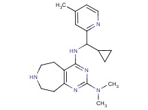 N~4~-[cyclopropyl(4-methylpyridin-2-yl)methyl]-N~2~,N~2~-dimethyl-6,7,8,9-tetrahydro-5H-pyrimido[4,5-d]azepine-2,4-diamine