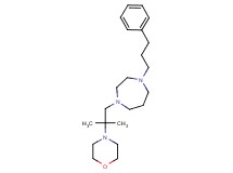 1-[2-methyl-2-(4-morpholinyl)propyl]-4-(3-phenylpropyl)-1,4-diazepane