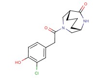 (1S*,5R*)-3-[(3-chloro-4-hydroxyphenyl)acetyl]-3,9-diazabicyclo[3.3.2]decan-10-one