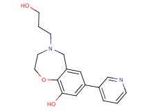 4-(3-hydroxypropyl)-7-pyridin-3-yl-2,3,4,5-tetrahydro-1,4-benzoxazepin-9-ol