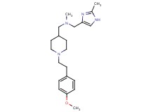 ({1-[2-(4-methoxyphenyl)ethyl]-4-piperidinyl}methyl)methyl[(2-methyl-1H-imidazol-4-yl)methyl]amine