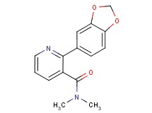 2-(1,3-benzodioxol-5-yl)-N,N-dimethylnicotinamide