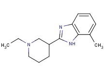 2-(1-ethylpiperidin-3-yl)-7-methyl-1H-benzimidazole