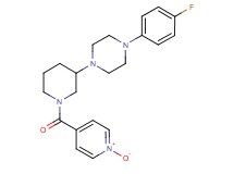 1-(4-fluorophenyl)-4-[1-(1-oxidoisonicotinoyl)-3-piperidinyl]piperazine