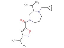 1-(cyclopropylmethyl)-2-isopropyl-4-[(3-isopropyl-5-isoxazolyl)carbonyl]-1,4-diazepane