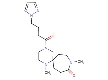 1,9-dimethyl-4-[4-(1H-pyrazol-1-yl)butanoyl]-1,4,9-triazaspiro[5.6]dodecan-10-one