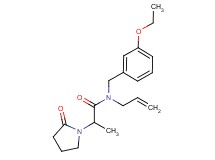 N-allyl-N-(3-ethoxybenzyl)-2-(2-oxopyrrolidin-1-yl)propanamide