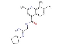 N-(6,7-dihydro-5H-cyclopenta[d]pyrimidin-2-ylmethyl)-2,7,8-trimethyl-4-quinolinecarboxamide