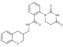 N-(3,4-dihydro-2H-chromen-3-ylmethyl)-2-(2,4-dioxotetrahydropyrimidin-1(2H)-yl)benzamide