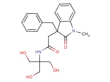 2-(3-benzyl-1-methyl-2-oxo-2,3-dihydro-1H-indol-3-yl)-N-[2-hydroxy-1,1-bis(hydroxymethyl)ethyl]acetamide