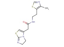 2-(5,6-dihydroimidazo[2,1-b][1,3]thiazol-3-yl)-N-[2-(4-methyl-1,3-thiazol-5-yl)ethyl]acetamide