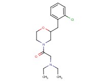 2-[2-(2-chlorobenzyl)-4-morpholinyl]-N,N-diethyl-2-oxoethanamine