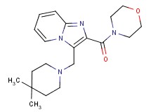 3-[(4,4-dimethylpiperidin-1-yl)methyl]-2-(morpholin-4-ylcarbonyl)imidazo[1,2-a]pyridine