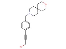 3-[4-(3-oxa-9-azaspiro[5.5]undec-9-ylmethyl)phenyl]prop-2-yn-1-ol