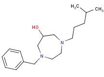 1-benzyl-4-(4-methylpentyl)-1,4-diazepan-6-ol